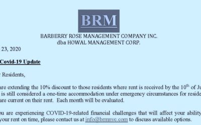 BRM Offers Assistance to Residents